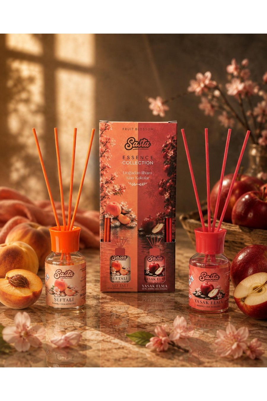 SASTA 2 Lİ BAMBU KOKU SETİ 50 ML+50 ML DİSPLAY 21X4 = 84 KUTU