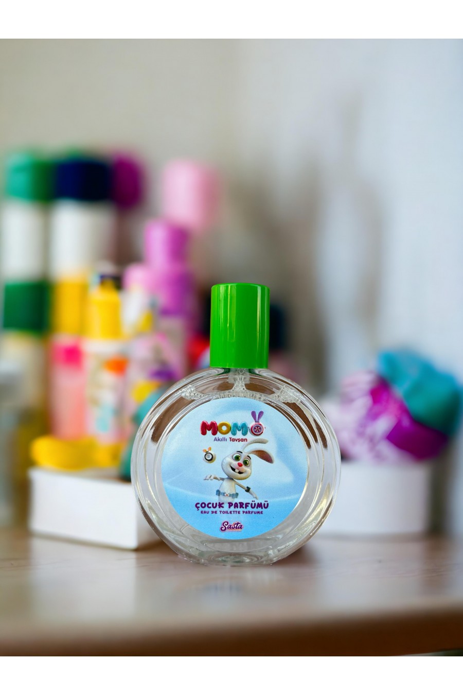 Lisanslı Akıllı Tavşan Momo Çocuk Parfümü EDT 50 CC (12 Adet)