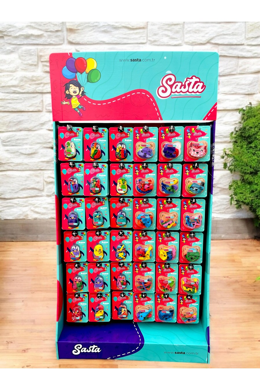 SASTA LÜX BALON SETİ STANDI 324 Lİ